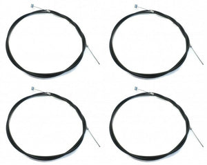 (4) 65" Clutch Brake Cable with 60" Housing for Motorcycle Custom Universal Chopper