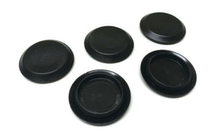 (5) 1-1/4 Inch Black Plastic FLUSH MOUNT HOLE PLUG - Sheet Metal Auto Body Panel